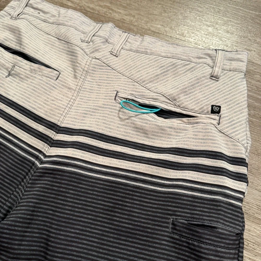 Burnside Board Shorts Mens 32 Gray Swim Surf‎ Beach Trunks Surfer 10